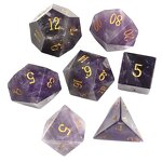 DND Dice Sets Manufacturer - Chinese Factory Direct Gemstone Custom Colorful Handmade Table Games