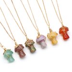 Gemstone Necklace Manufacturer - Wholesale Fashion Birthstone Natural Stone Design Charms