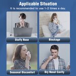 Electric Nasal Irrigator - Portable One Touch Children Adult Sinus Rinse Tool