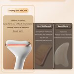 Jade Roller Gua Sha Kit - Techlove Handheld Red Light Wrinkle Remover Body Tool