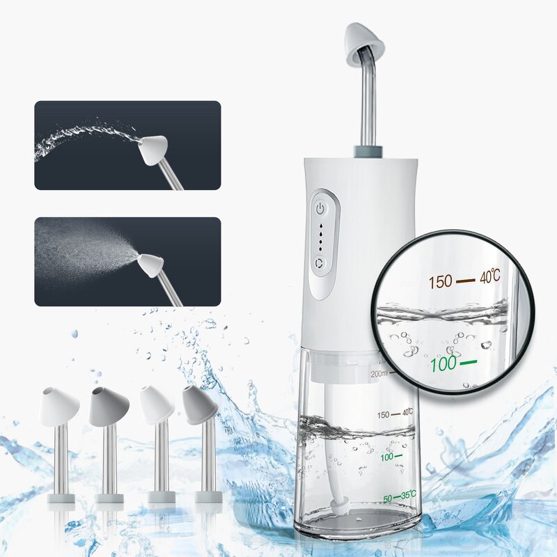 Electric Nasal Irrigator - Portable One Touch Children Adult Sinus Rinse Tool