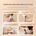 Jade Roller Gua Sha Kit - Techlove Handheld Red Light Wrinkle Remover Body Tool