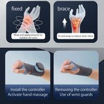 Heated Wrist Guard - Electric Hot Compress Vibration Massage Tenosynovitis Relief