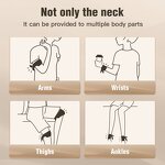 Herbal Neck Heat Patch - Techlove 24 Hour Pain Relief Menstrual Arthritis Strain