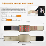 Heating Belt Manufacturer - Advanced PEMF Photon Amethyst with Tourmaline Bian Stone for Pain Relief