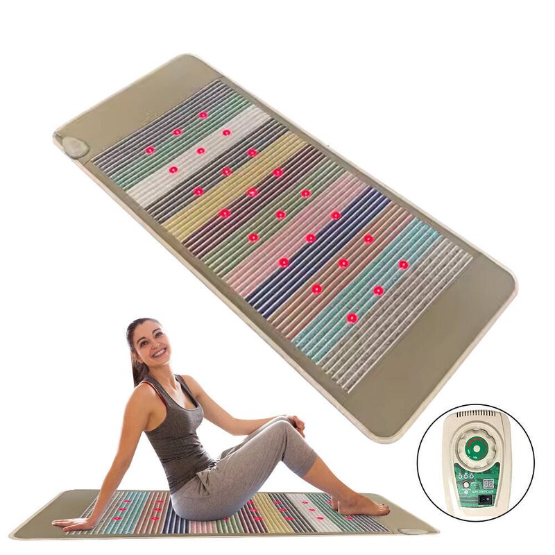 Heating Mattress Manufacturer - Far Infrared Therapy 190*80cm/150*50cm PEMF Photon Negative Ion Natural Jade