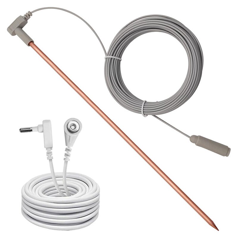 Ground Rod Manufacturer - Solid Copper with 12.2M 4.5M Ground Wire for Pillow Pads Blankets