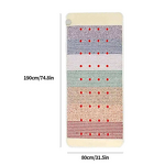 Heating Mat Manufacturer - 190*80cm Crystal Jade Yoga Heat Massage Pad Pain Relief Magnetic