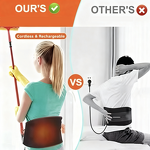 Lumbar Support Belt Manufacturer - Wireless Heated for Office & Home Use Ergonomic Back Support