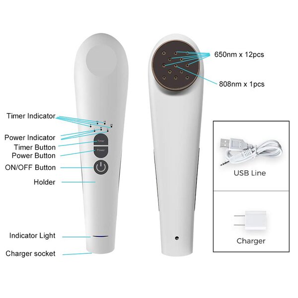 Red Light Therapy Device Manufacturer - for Acute Joint Pain Relief 650nm 808nm
