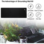 Grounding Mat Manufacturer - 4.5M Brass Rod 30.4M Cord 25*65CM Earth-Connected for Body