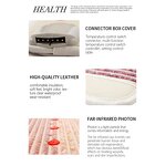 Heated Pad Manufacturer - 180*200CM Far Infrared Queen Size PEMF Photon Amethyst Tourmaline Double