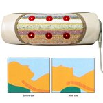 Massage Pillow Manufacturer - Photon Light Therapy with 7 Natural Jade Stone for Lumbar Support