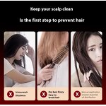 Cordless Scalp Massager - Electric Brush Comb Oil Applicator Vibrating Cleansing Tool