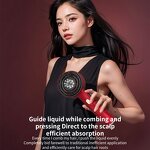 LED Light Therapy Comb - Electric Hair Growth Kneading Scalp Treatment Home Tool