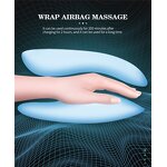 Cordless Hand Massager - Electric Vibrating Acupressure Warmer Finger Joint Palm Tool