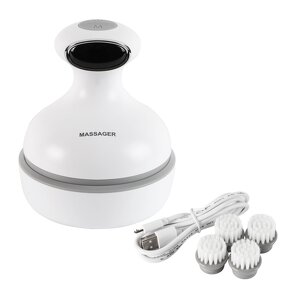 4D Waterproof Head Massager - New Wireless Scalp Massage Promote Hair Growth Tool