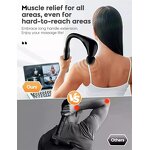 U-Shaped Massage Gun - Electric Extended Handle Body Facial Back Hammer Tool