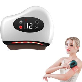 Portable Gua Sha Tool - Cordless Heating Therapy Scraping Facial Body Massage Tool