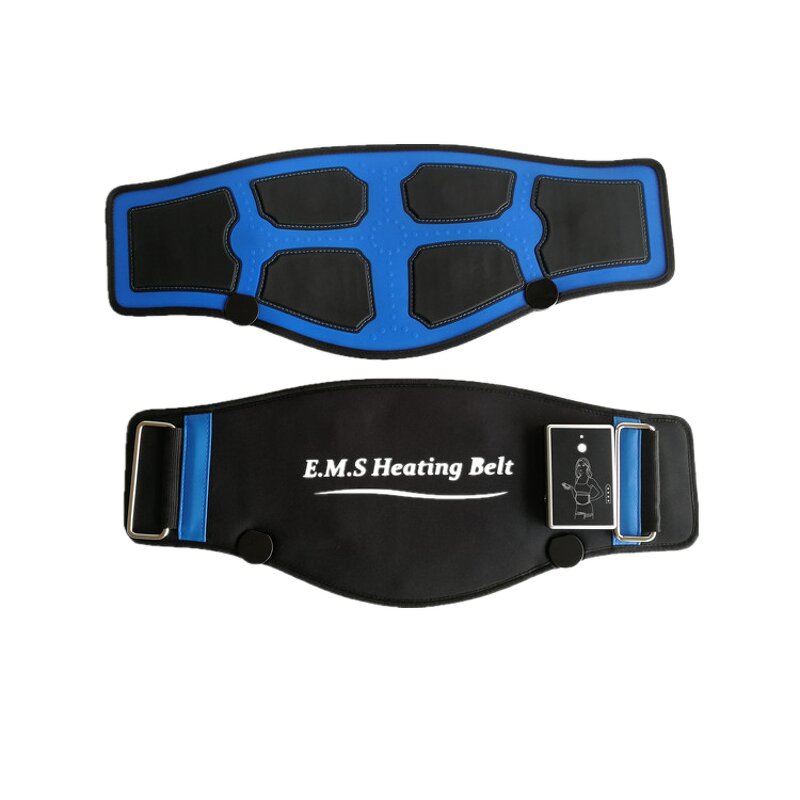 EMS Abdominal Trainer Belt - Rechargeable Heating Pulse Slimming Back Pain Relief Tool