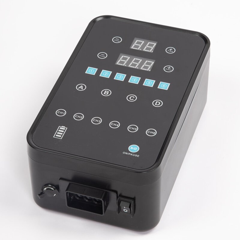 6-Chamber Air Compression Boots - DVT Pump Deep Tissue Home Use Leg Massage Tool