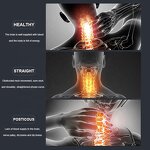 Cervical Traction Device - Heat Electrotherapy Neck Pain Relief Stretcher Pillow