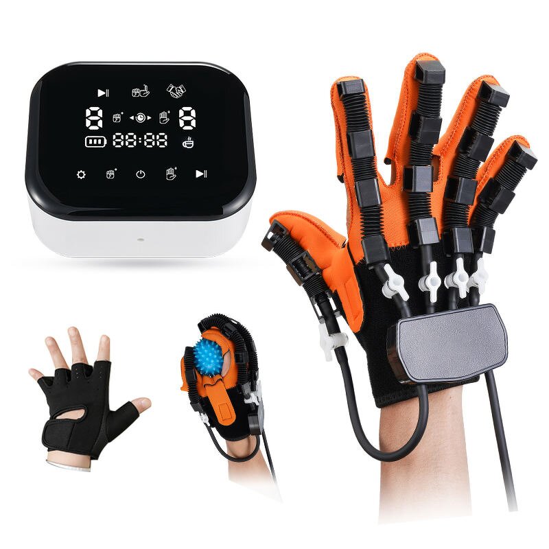 Medical Robotic Glove - Electric Soft Portable Stroke Finger Therapy Training Tool