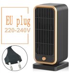 Mini PTC Fan Heater - Plug in Winter Home Room Space Electric Portable Heater