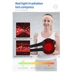 Heated Knee Massager - Cordless Airbag Air Pressure Vibrating Red Light Therapy Tool