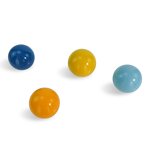 Multi-Color Bocce Ball Set - 63-67mm Waterproof Anti-Cracking Adults Kids Family Game
