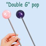 Double G Pop Wand - Stainless Steel G Spot Stimulation Female Private Massager