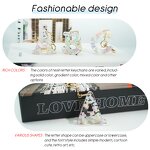 Resin Paperweight - Botanical Specimen Dried Flower Embedded Cube Gift Decor Tool