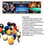 Resin Billiard Balls Set - 16-Piece OEM/ODM Service Billiard Game Accessories