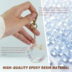 Resin Alphabet Keychains - Wholesale A-Z Initial Charms Bulk Gift Branding Tool