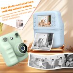 Kids Print Camera - Digital Tintage Paper DIY Photo Birthday Christmas Gift Tool
