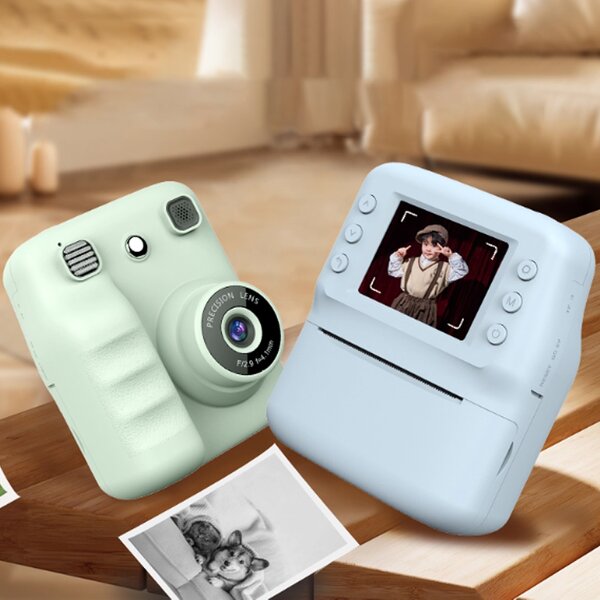 Kids Print Camera - Digital Tintage Paper DIY Photo Birthday Christmas Gift Tool