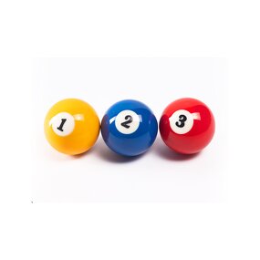 Resin Billiard Balls - Sports Training Personalized Numbering Branding Game Tool