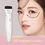Heated Eyelash Curler - Custom Logo Rechargeable Portable Mini Silicone Travel Kit