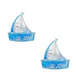 Acrylic Starlight Boat - Mineral Oil Filled Nautical Novelty Gift Decor Tool