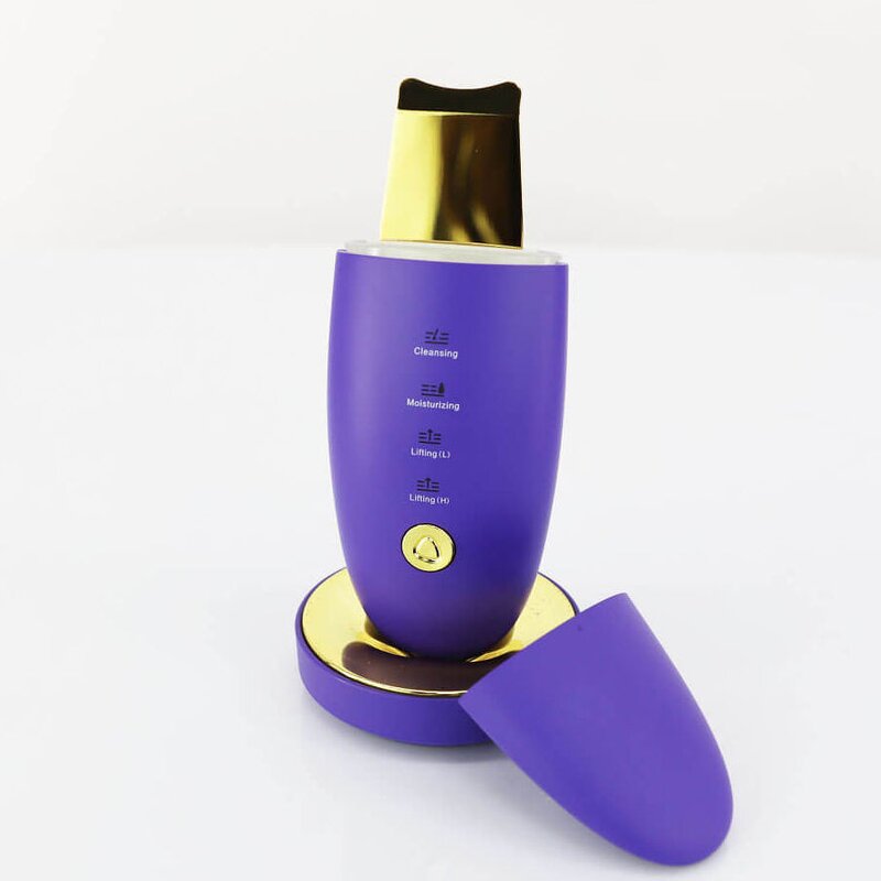 Electric Facial Spatula - Ultrasonic Exfoliator Pore Cleaning Blackhead Tool