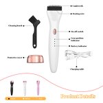 Heated Eyelash Curler - Portable Hot Lasting Curling Clip with Comb Makeup Tool