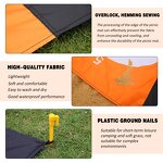 Pocket-Style Beach Mat - Portable Waterproof Moisture-Proof Lawn Picnic Party Tool