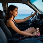 Resin Gear Shift Knob - 56 Speed Manual Handle Head Redwhiteblack Car Styling