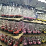 Liquid Hourglass Pen Holder - Novelty Motion Timer Bubble Office Desktop Decor