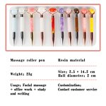 Resin Roller Ballpoint Pen - Custom Logo Office Learning Promotional Gift Tool