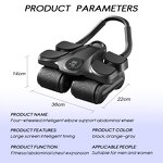 Rebound Core Trainer - Ab Roller Wheel Knee Elbow Pad Abdominal Plank Tool