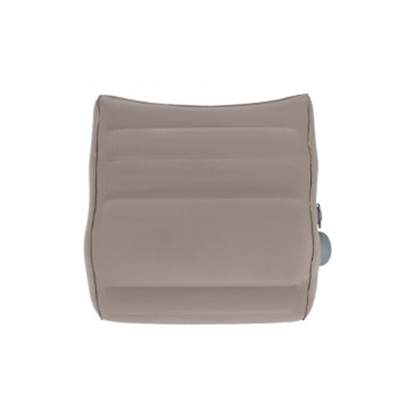 Inflatable Lumbar Pillow - Business Trip Essential PVC Flocking Cover Rest Tool
