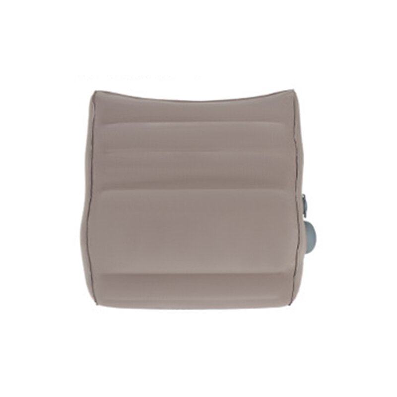Inflatable Lumbar Pillow - Business Trip Essential PVC Flocking Cover Rest Tool