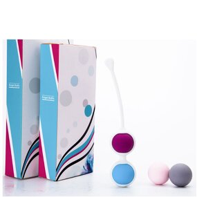 Silicone Love Balls - Waterproof Pelvic Floor Trainer 3 Balls Vaginal Muscle Tool