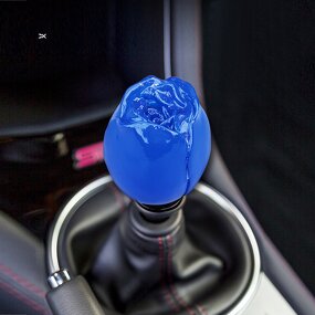 JDM Resin Shift Knob - Real Flower 10CM Universal Manual Automatic Vehicle Tool